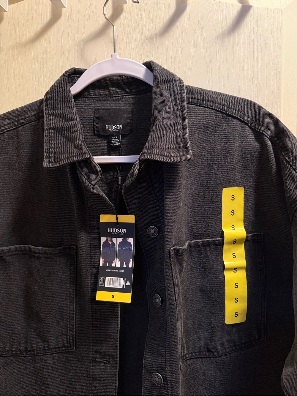 NWT Hudson Jeans Women’s Black Oversize Shacket